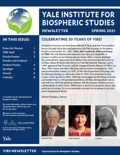 YIBS Newsletter Cover 