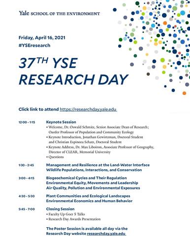 Yale School of the Environment - Research Day 
